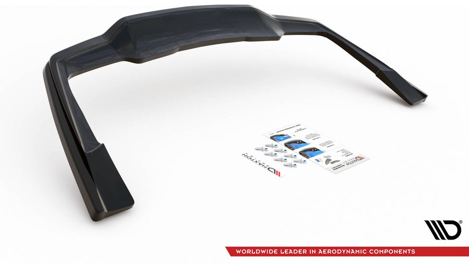 Bakre Splitter (With Vertical Bars) för Mercedes-AMG C 63AMG Coupe AMG Aero Pack C205 Facelift