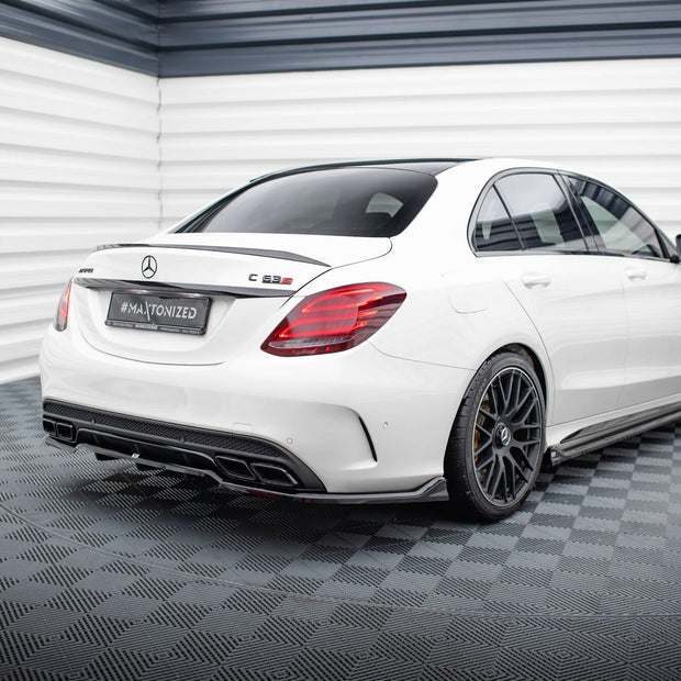 Bakre Splitter (With Vertical Bars) för Mercedes-AMG C63 Sedan / Estate W205 / S205