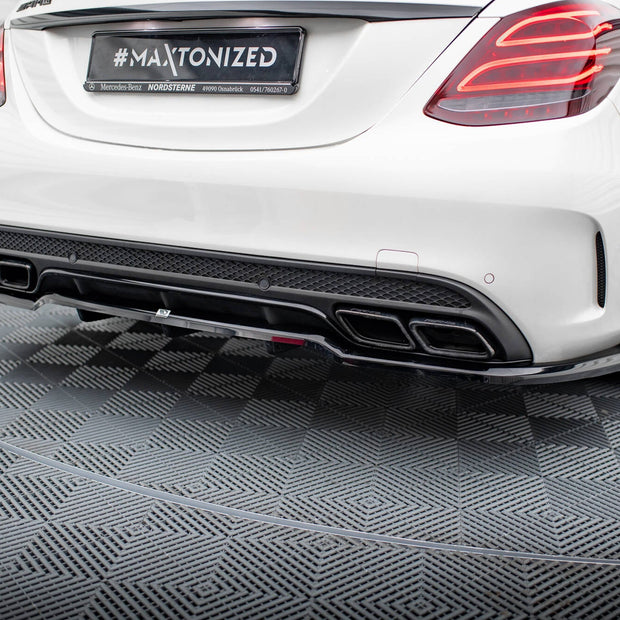 Bakre Splitter (With Vertical Bars) för Mercedes-AMG C63 Sedan / Estate W205 / S205