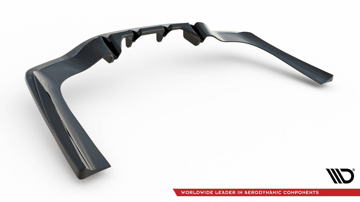 Bakre Splitter (With Vertical Bars) för Mercedes-AMG CLA 35 / 45 Coupe / Shooting Brake C118 Facelift / X118 Facelift