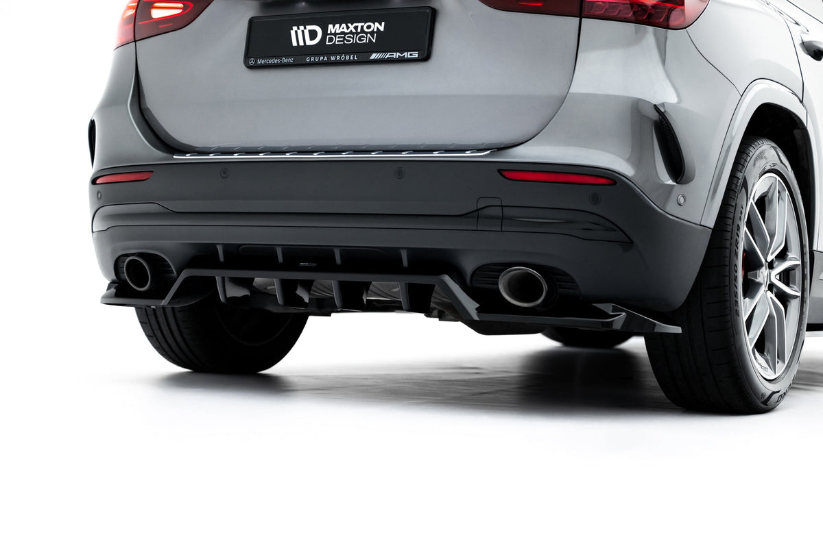 Bakre Splitter (With Vertical Bars) för Mercedes-AMG GLA 35 H247 Facelift