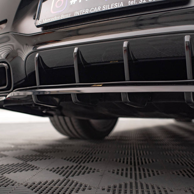 Bakre Splitter (With Vertical Bars) för Mercedes-AMG GT 63S 4 Door Coupe Aero X290