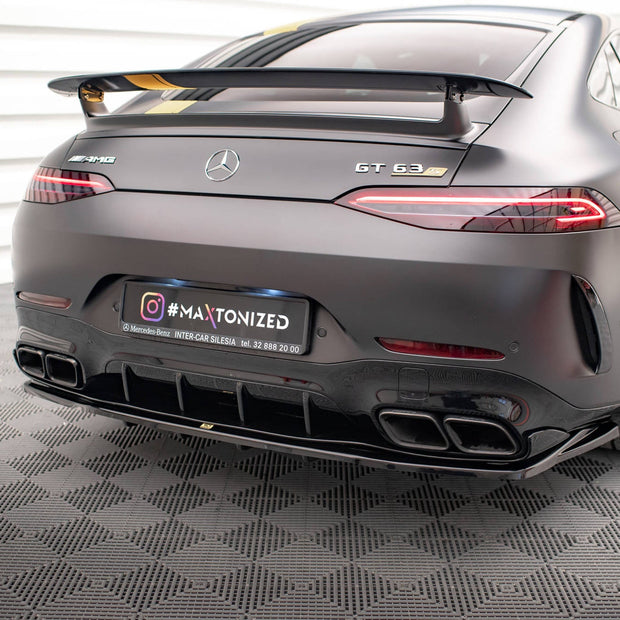Bakre Splitter (With Vertical Bars) för Mercedes-AMG GT 63S 4 Door Coupe Aero X290