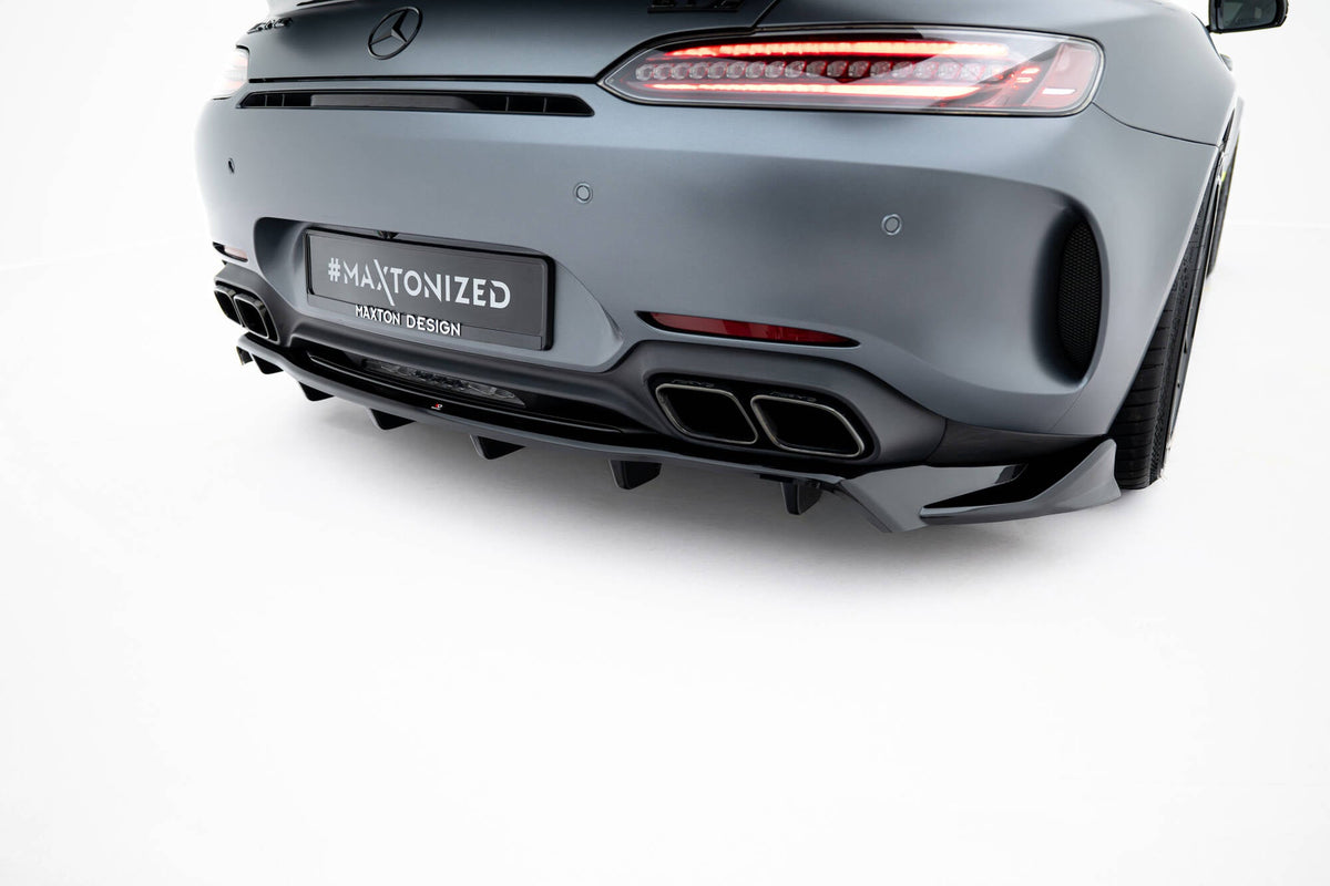 Bakre Splitter (With Vertical Bars) för Mercedes-AMG GT C C190 Facelift