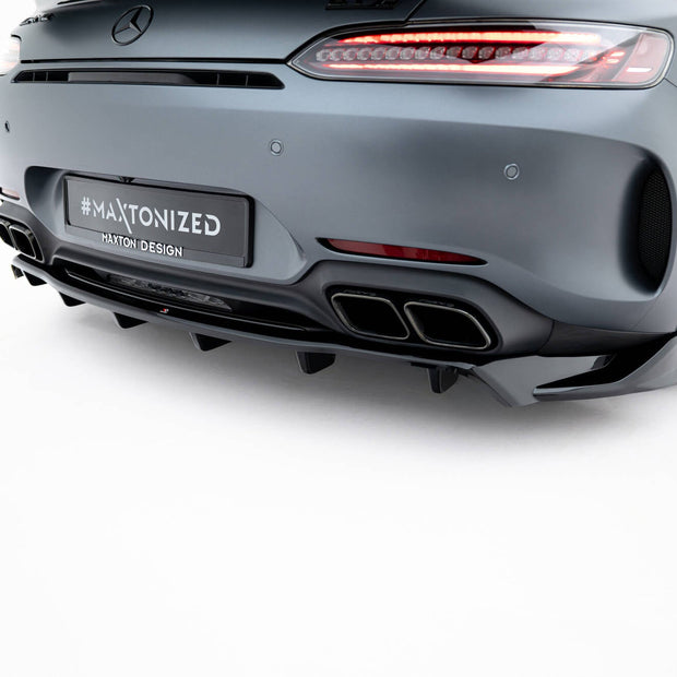 Bakre Splitter (With Vertical Bars) för Mercedes-AMG GT C C190 Facelift
