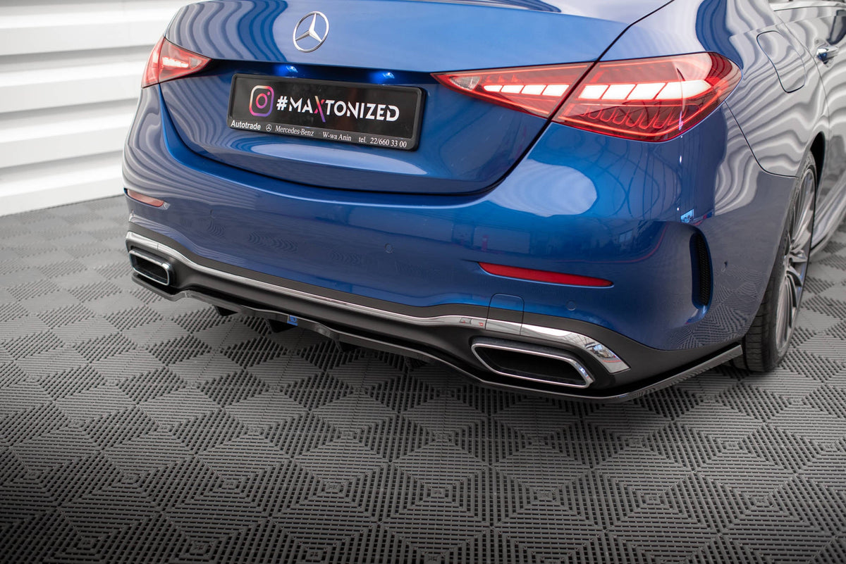 Maxton Design Bakre splitter med vertikala fenor – Mercedes-Benz C AMG-Line W206