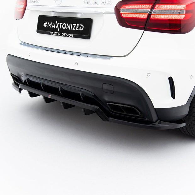 Bakre Splitter (With Vertical Bars) för Mercedes-Benz GLA 45 AMG X156 Facelift