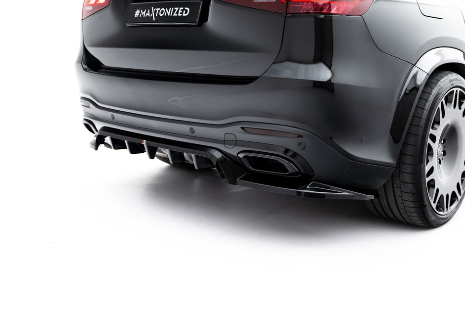 Arriere Splitter (Avec Une Barre Verticale) för Mercedes-Benz GLS AMG-Line X167 Facelift