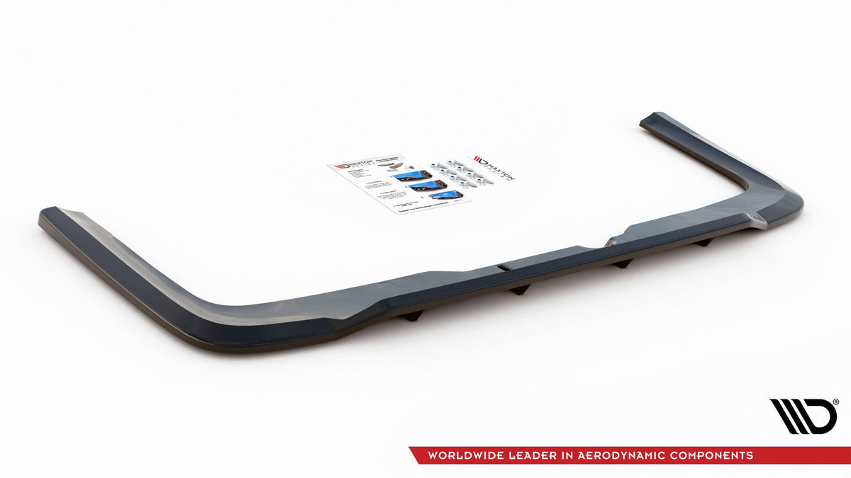 Bakre Splitter (With Vertical Bars) för Mercedes-Benz V-Class AMG-Line W447 Facelift