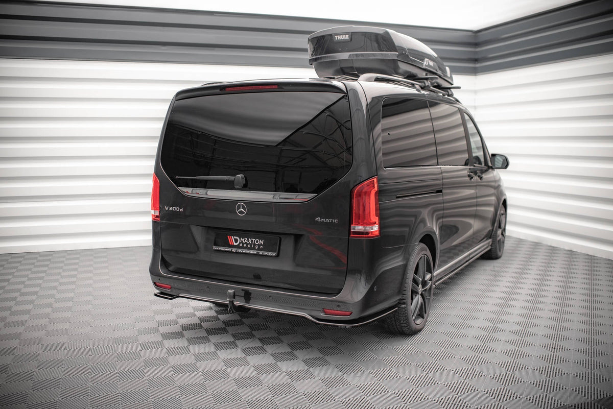Bakre Splitter (With Vertical Bars) för Mercedes-Benz V-Class AMG-Line W447 Facelift