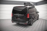 Bakre Splitter (With Vertical Bars) för Mercedes-Benz V-Class AMG-Line W447 Facelift
