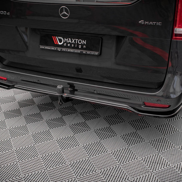Bakre Splitter (With Vertical Bars) för Mercedes-Benz V-Class AMG-Line W447 Facelift