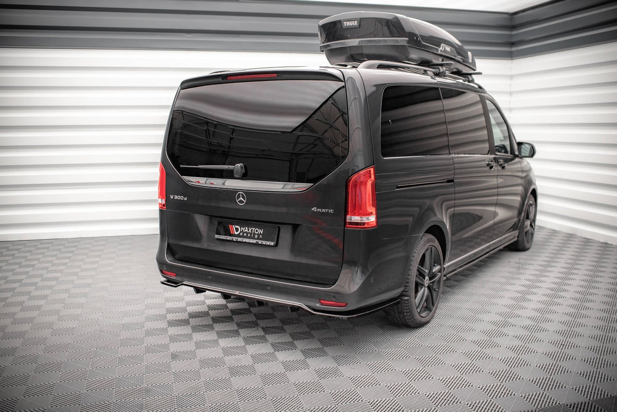Bakre Splitter (With Vertical Bars) för Mercedes-Benz V-Class AMG-Line W447 Facelift