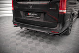 Bakre Splitter (With Vertical Bars) för Mercedes-Benz V-Class AMG-Line W447 Facelift