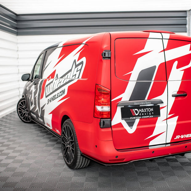 Bakre Splitter (With Vertical Bars) för Mercedes-Benz Vito Long / V Long W447 Facelift / Facelift 2