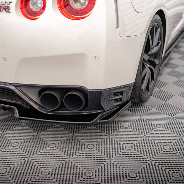 Bakre Splitter (With Vertical Bars) för Nissan GTR R35 Facelift