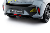 Bakre Splitter (With Vertical Bars) för Opel Corsa F Facelift (Mk6 Facelift)