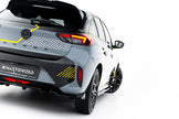 Bakre Splitter (With Vertical Bars) för Opel Corsa F Facelift (Mk6 Facelift)