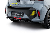 Bakre Splitter (With Vertical Bars) för Opel Corsa F Facelift (Mk6 Facelift)