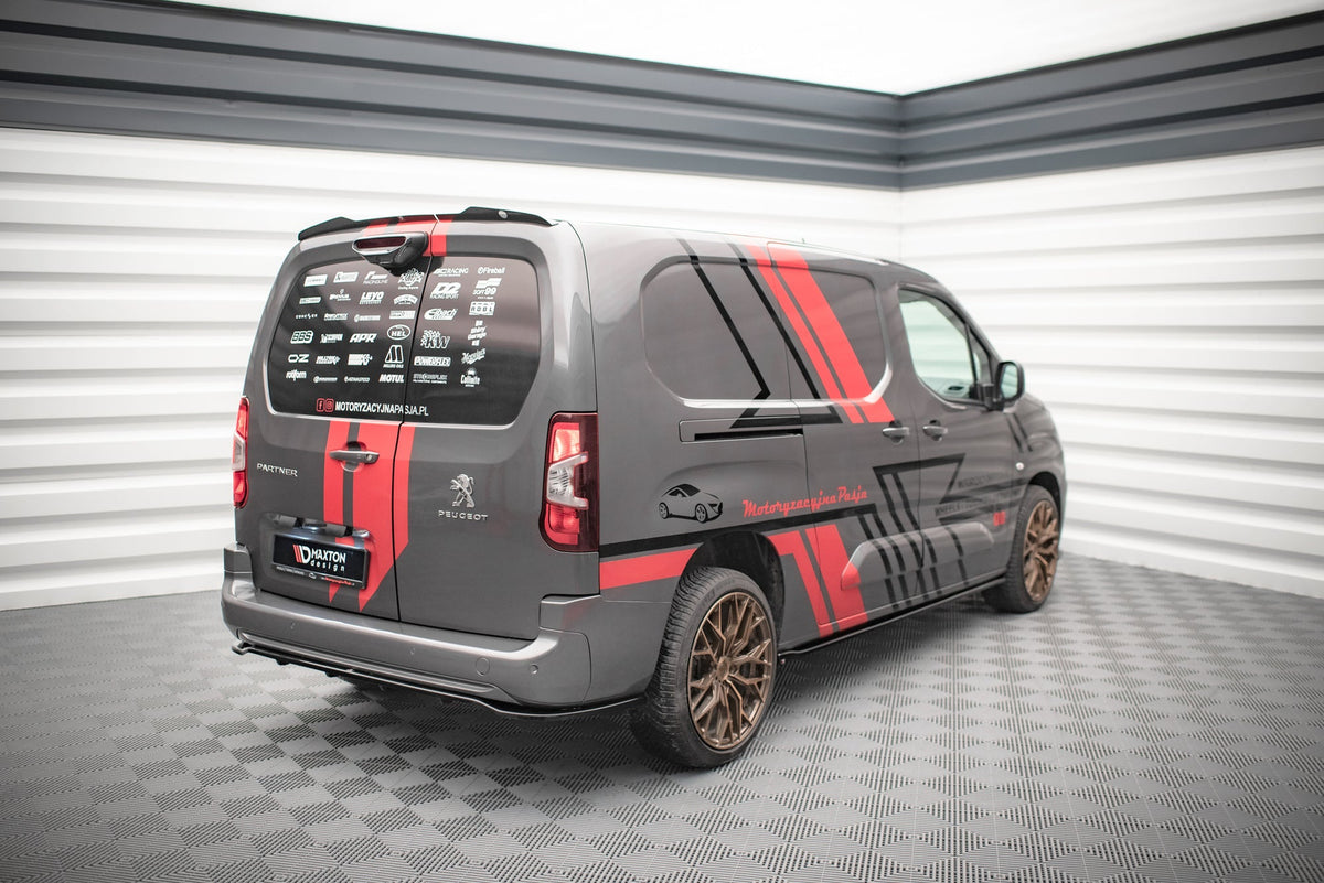 Bakre Splitter (With Vertical Bars) för Peugeot Partner Long Mk3