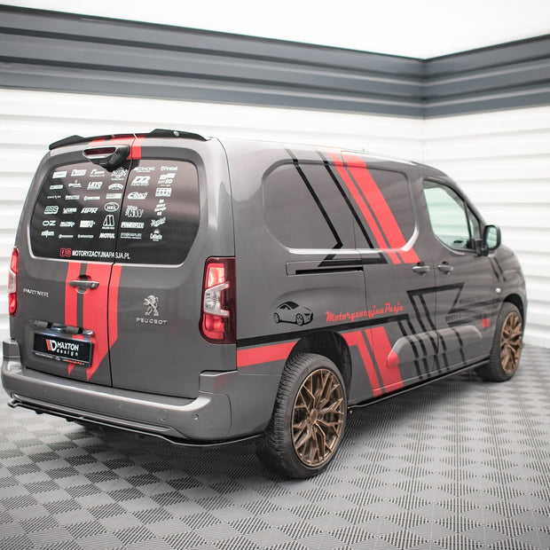 Bakre Splitter (With Vertical Bars) för Peugeot Partner Long Mk3