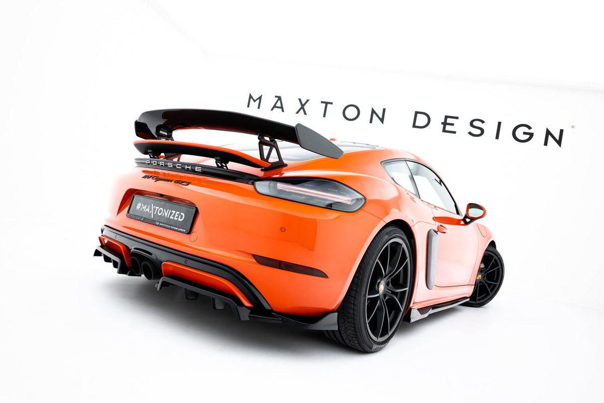 Bakre Splitter (With Vertical Bars) för Porsche 718 Cayman GTS 982c