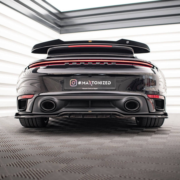 Bakre Splitter (With Vertical Bars) för Porsche 911 Turbo S 992
