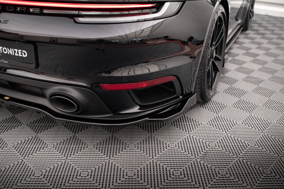 Bakre Splitter (With Vertical Bars) för Porsche 911 Turbo S 992