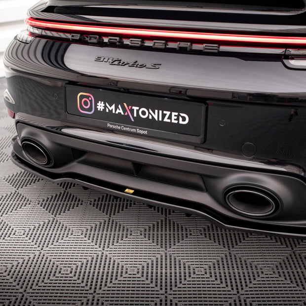 Bakre Splitter (With Vertical Bars) för Porsche 911 Turbo S 992