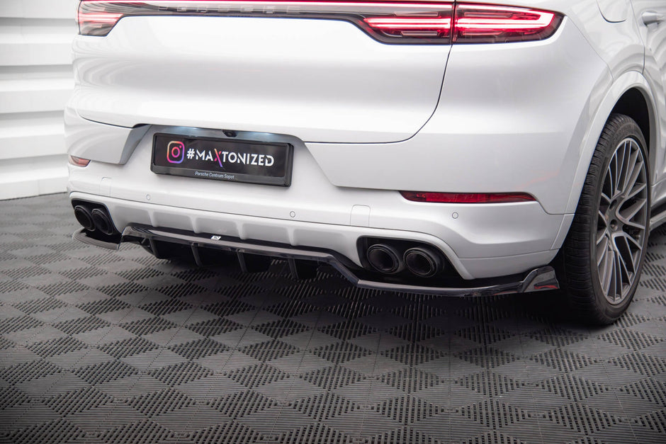 Bakre Splitter (With Vertical Bars) för Porsche Cayenne Coupe / SUV Mk3