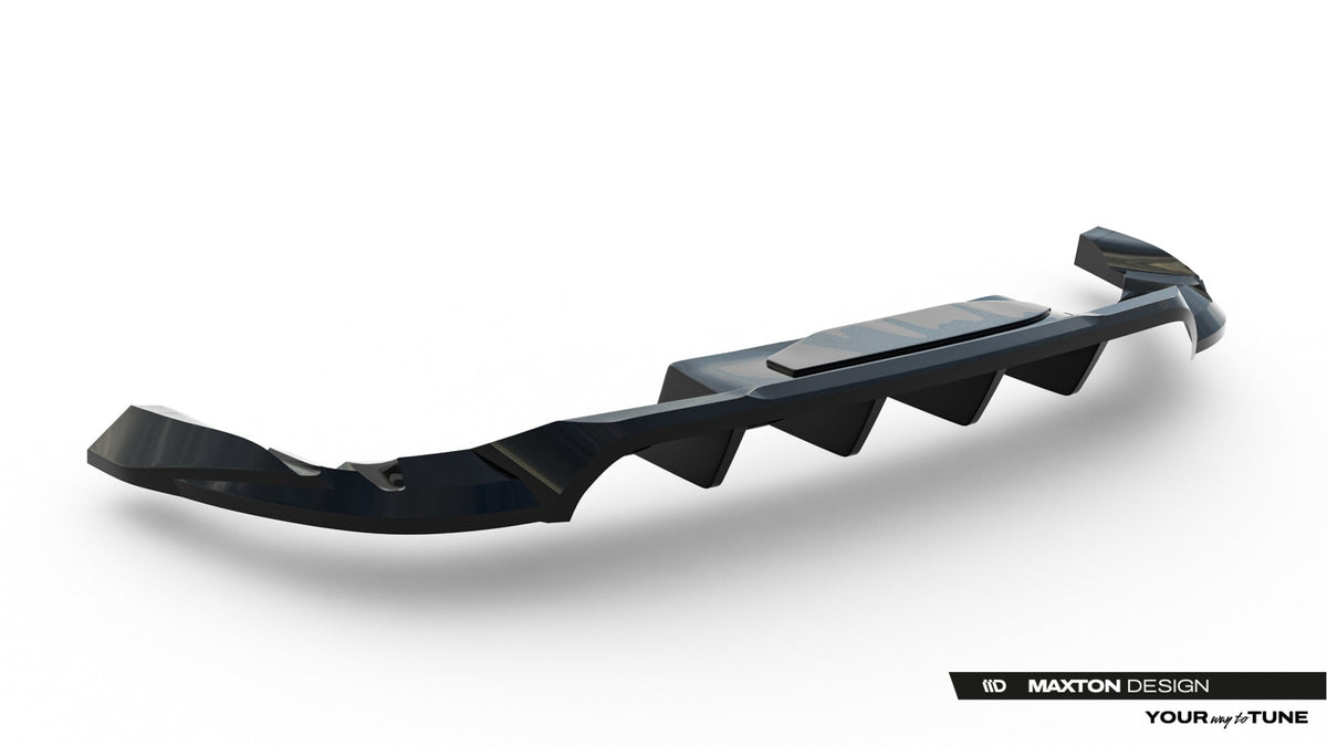 Bakre Splitter (With Vertical Bars) för Porsche Macan EV Mk1