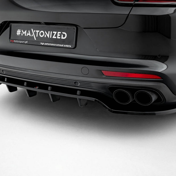 Bakre Splitter (With Vertical Bars) för Porsche Panamera Turbo S E-Hybrid / Panamera E-Hybrid / Panamera 4S 971
