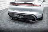 Bakre Splitter (With Vertical Bars) för Porsche Taycan / Taycan 4 / Taycan 4S / Taycan GTS Mk1