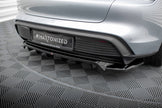 Bakre Splitter (With Vertical Bars) för Porsche Taycan / Taycan 4 / Taycan 4S / Taycan GTS Mk1