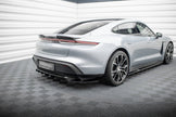 Bakre Splitter (With Vertical Bars) för Porsche Taycan / Taycan 4 / Taycan 4S / Taycan GTS Mk1