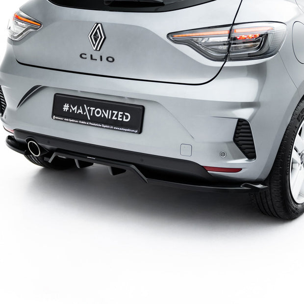 Bakre Splitter (With Vertical Bars) för Renault Clio Mk5 Facelift