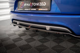 Bakre Splitter (With Vertical Bars) för Renault Megane GT Line Grandtour Mk3 Facelift