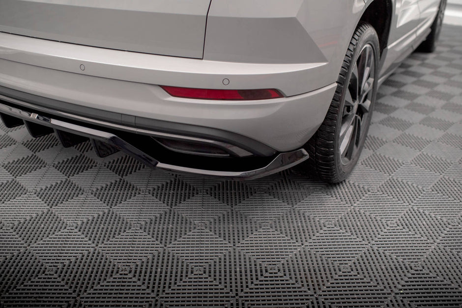 Bakre Splitter (With Vertical Bars) för Skoda Karoq Sportline Mk1 Facelift