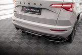 Bakre Splitter (With Vertical Bars) för Skoda Karoq Sportline Mk1 Facelift