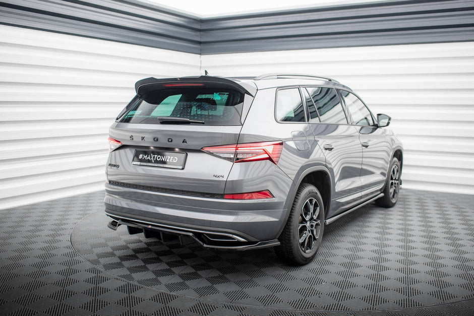 Bakre Splitter (With Vertical Bars) för Skoda Kodiaq Sportline Mk1 / Mk1 Facelift