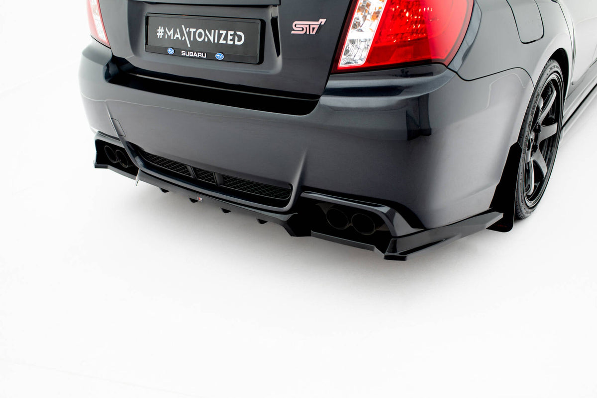 Bakre Splitter (With Vertical Bars) för Subaru Impreza WRX STI Mk3 Facelift