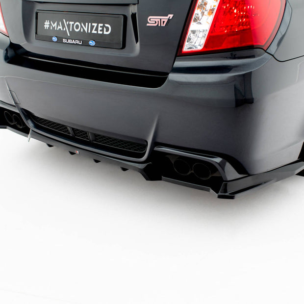 Bakre Splitter (With Vertical Bars) för Subaru Impreza WRX STI Mk3 Facelift