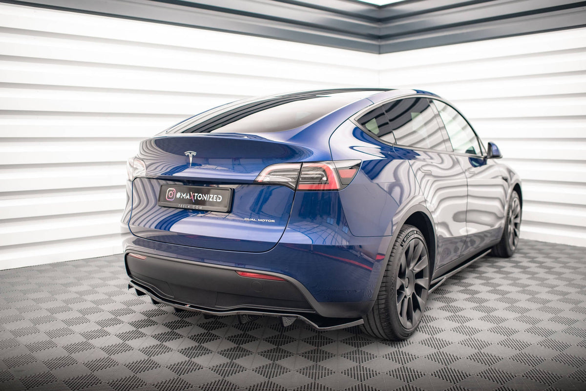 Bakre Splitter (With Vertical Bars) för Tesla Model Y