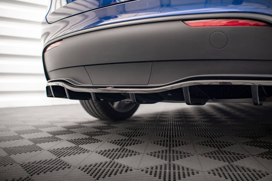 Bakre Splitter (With Vertical Bars) för Tesla Model Y