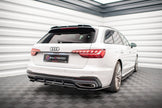 Bakre Splitter (With Vertical Bars) V.1 för Audi A4 S-Line B9 Facelift