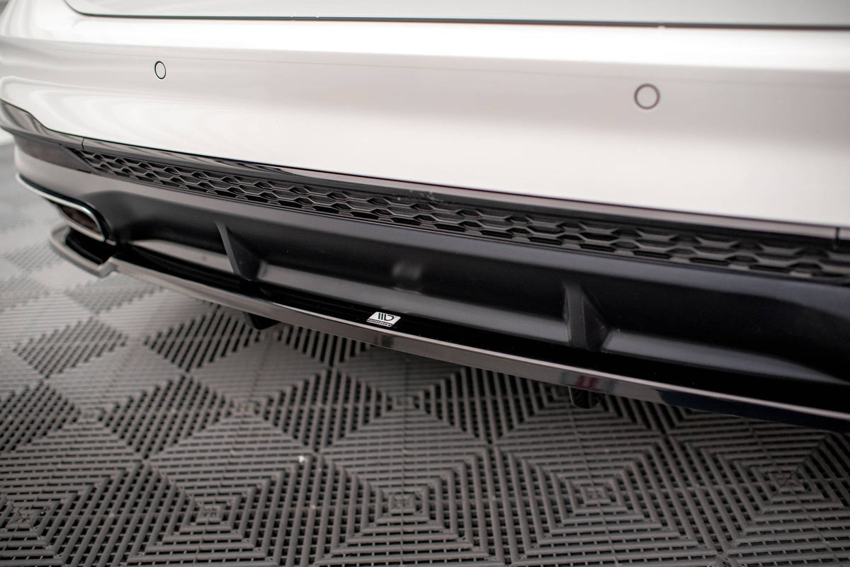 Bakre Splitter (With Vertical Bars) V.1 för Audi A4 S-Line B9 Facelift
