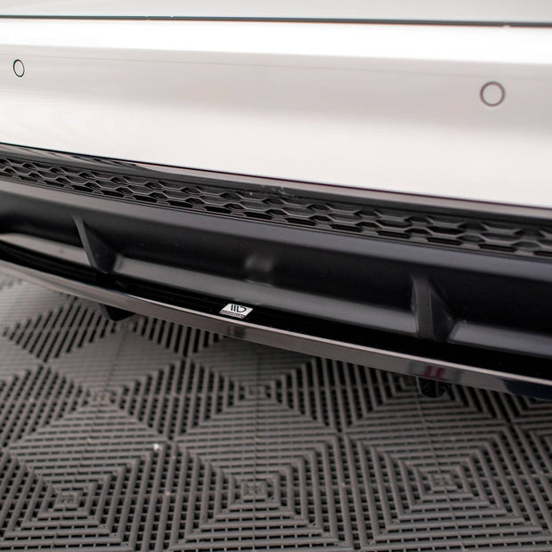 Bakre Splitter (With Vertical Bars) V.1 för Audi A4 S-Line B9 Facelift