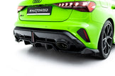 Bakre Splitter (With Vertical Bars) V.1 för Audi RS3 Sportback 8Y Facelift