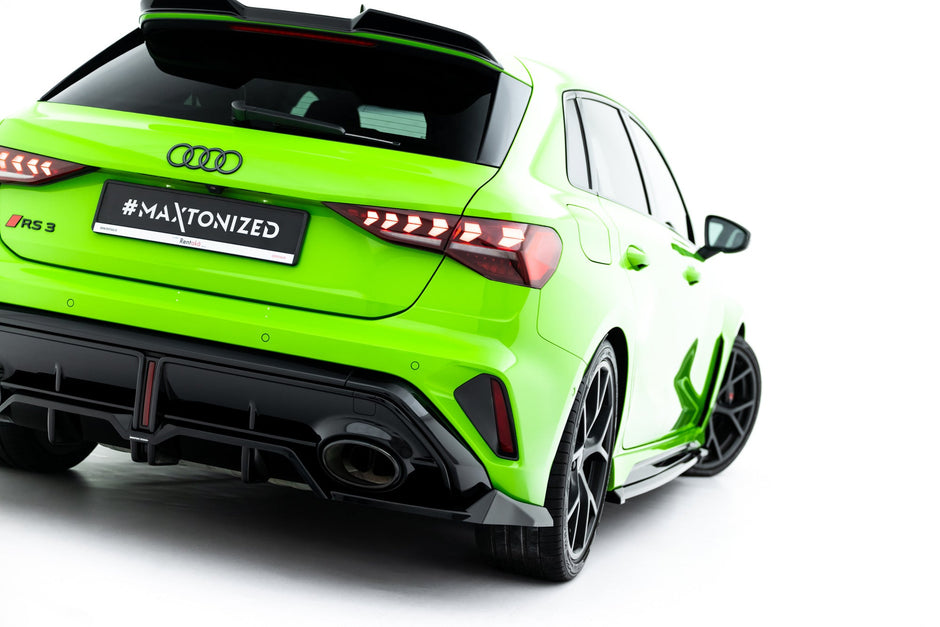Bakre Splitter (With Vertical Bars) V.1 för Audi RS3 Sportback 8Y Facelift