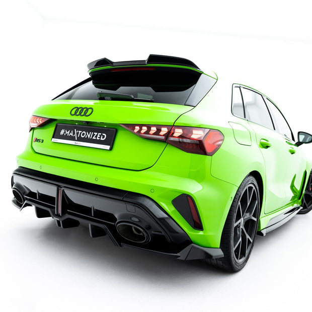 Bakre Splitter (With Vertical Bars) V.1 för Audi RS3 Sportback 8Y Facelift